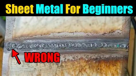 can you flux core weld sheet metal|flux core welding for beginners.